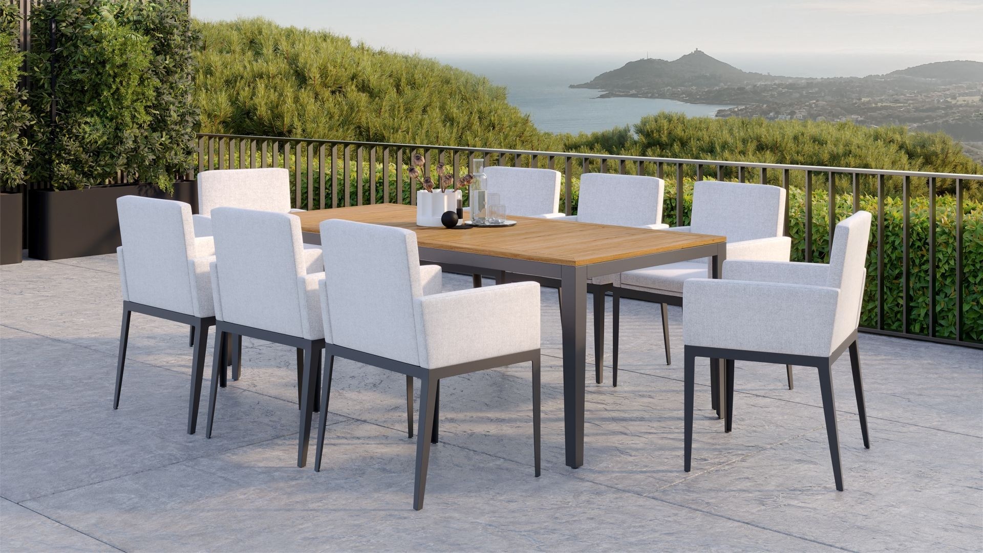 Dominica Dining XL ogrodowy zestaw stołowy Z29