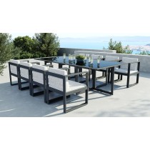 Ogrodowy zestaw stołowy Ricardo XL x268