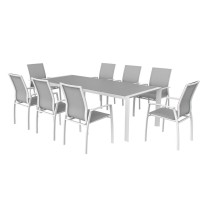 Zestaw jadalniany na taras Eden XL, krzesła- Santorini V510