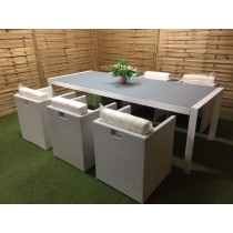Eden XL ogrodowy zestaw stołowy Z68