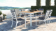 Saida dining L zestaw stołowy z150