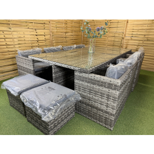 Brooklyn XL ogrodowy zestaw stołowy 251